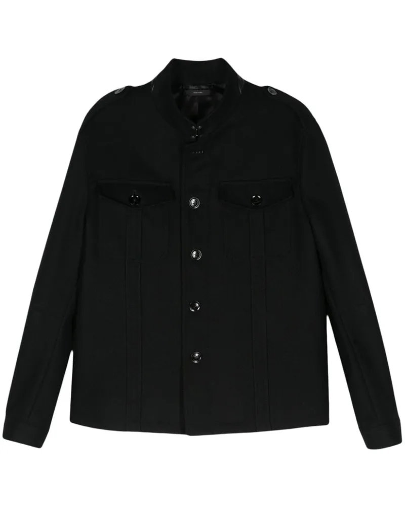 Tom Ford Jacke aus Wolle Schwarz