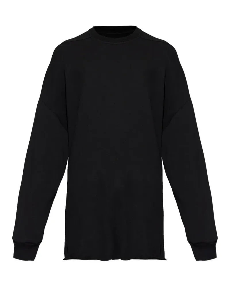Rick Owens frayed sweatshirt - Schwarz Schwarz