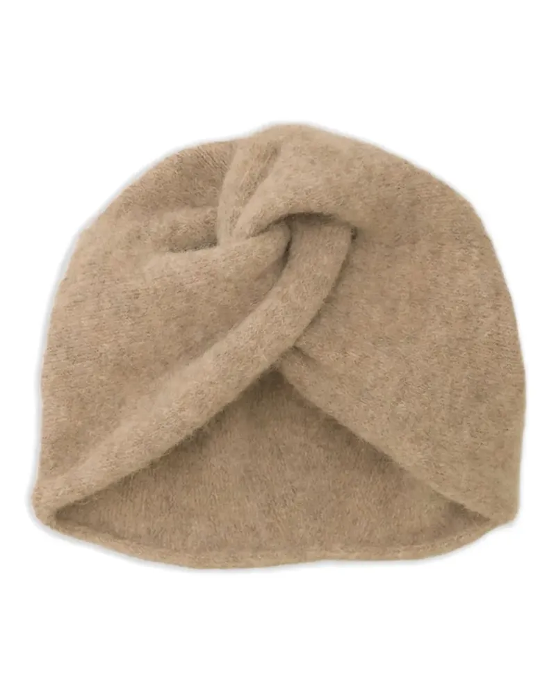 Lauren Manoogian Beanie mit Knotendetail - Nude Nude