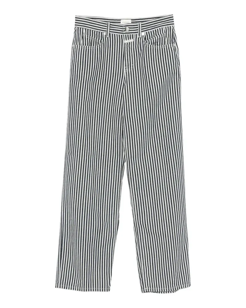 Closed Nikka striped jeans - Schwarz Schwarz