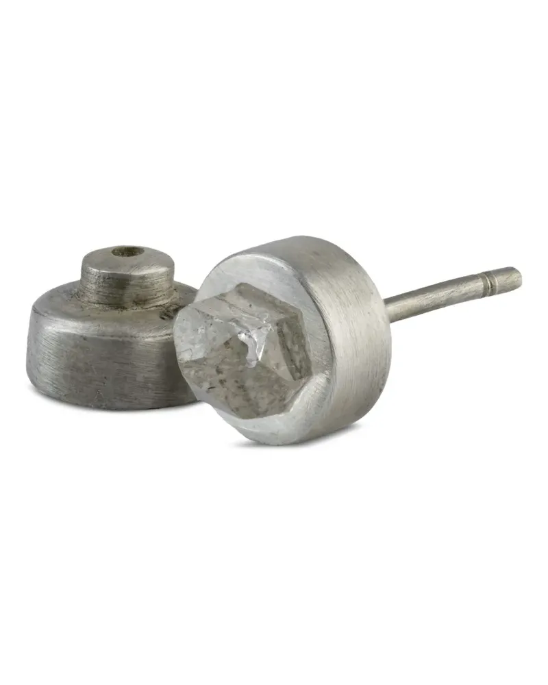 Parts Of Four herkimer spike stud earring - Silber Silber