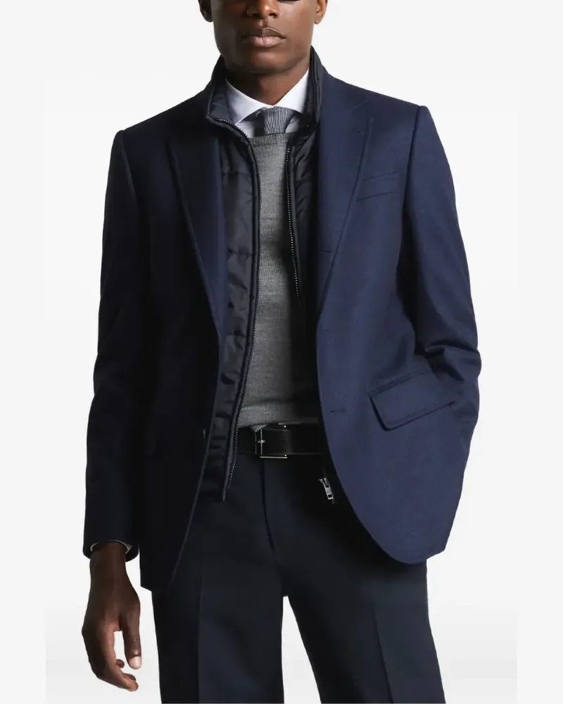 Fay Jacke im Layering-Look - Blau Blau