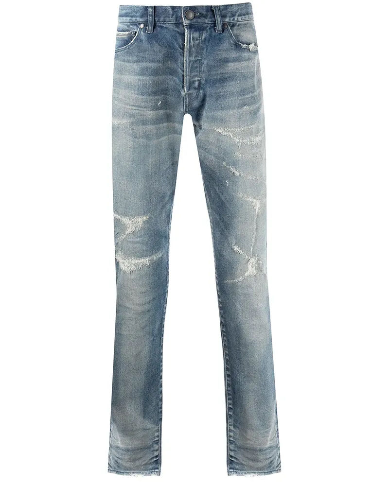 John Elliott + Co The Cast 2 Slim-Fit-Jeans - Blau Blau