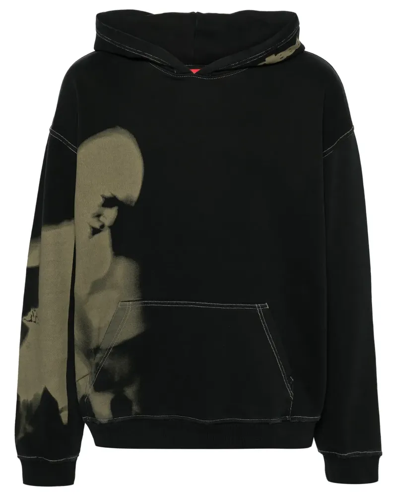 Diesel S-Boxt-Hood-N4 Hoodie - Schwarz Schwarz