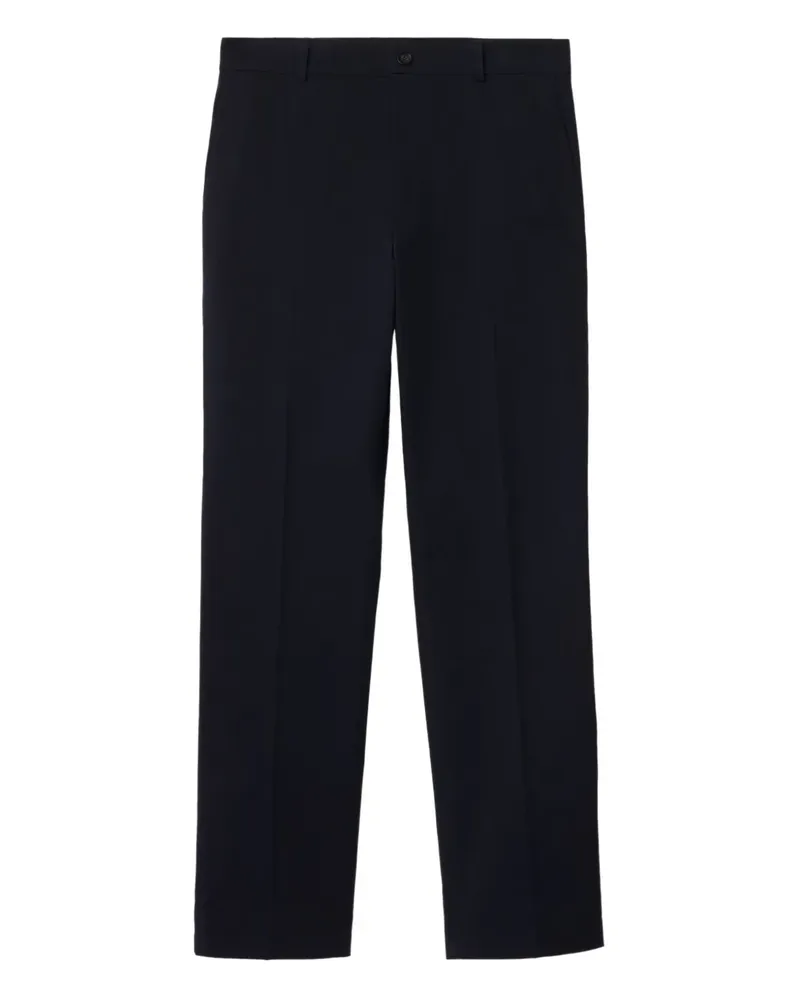 Burberry pressed crease trousers - Blau Blau