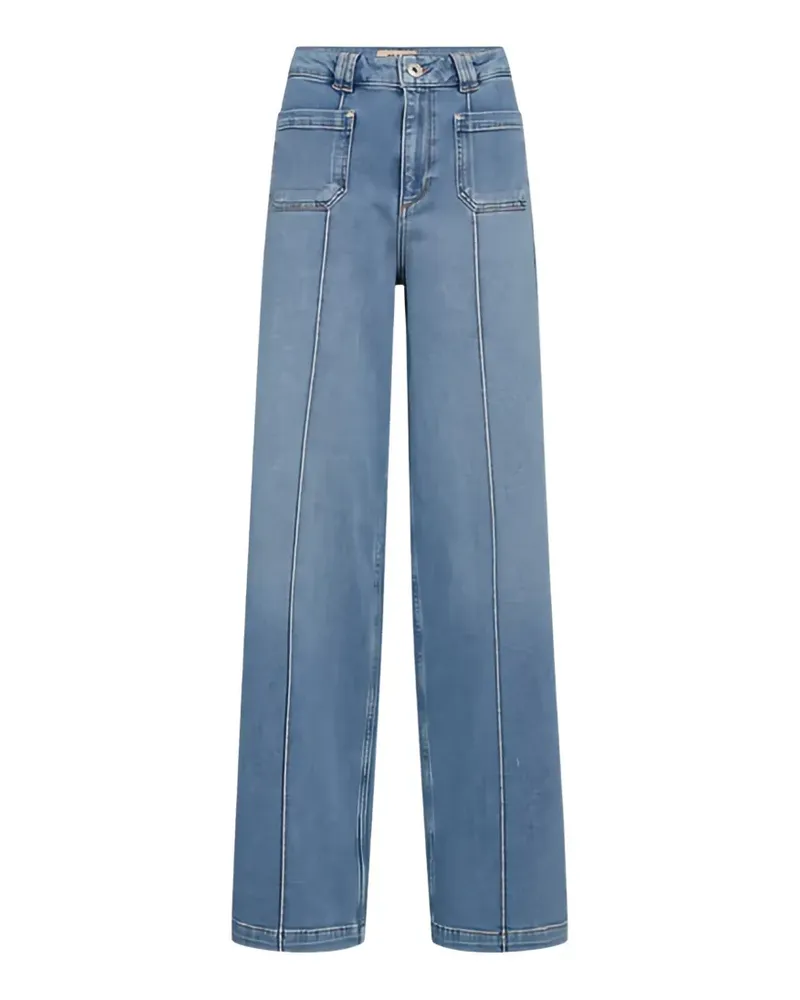 Mos Mosh Colette Lyon patch-pocket jeans - Blau Blau