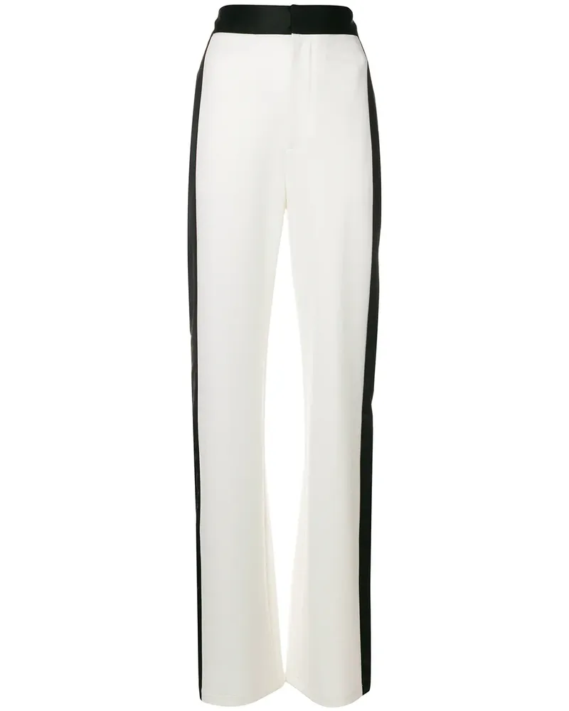 Maison Margiela Hose mit hohem Bund - Weiß Weiß