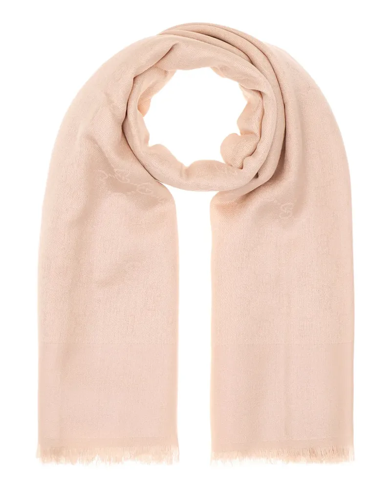 Gucci Schal mit GG-Jacquardmotiv - Rosa Rosa