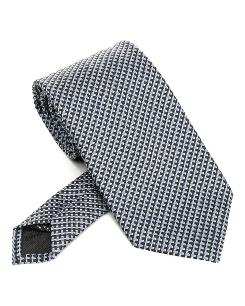 Tom Ford Gemusterte Krawatte - Blau Blau