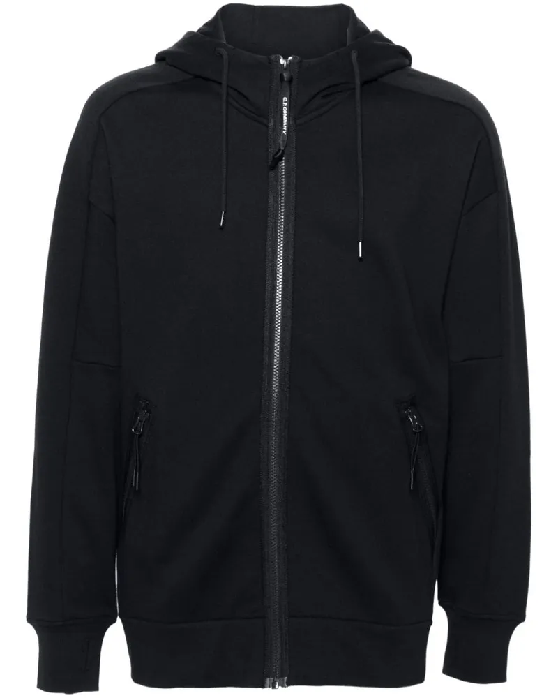 C.P. Company Kapuzenjacke mit Goggle-Detail - Blau Blau