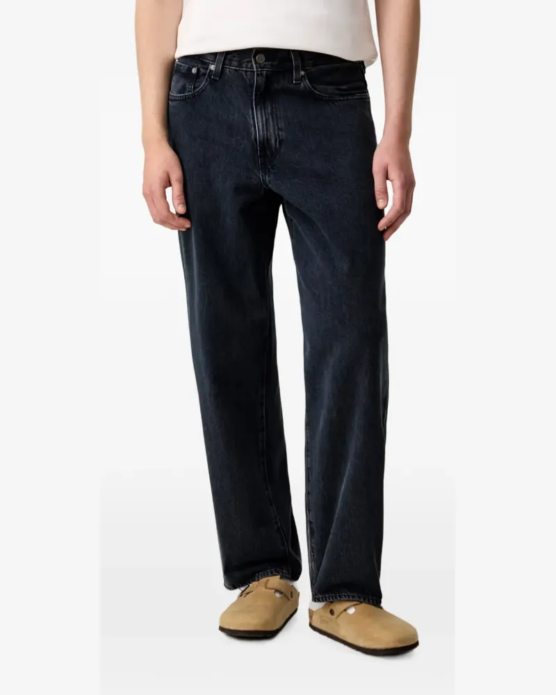 Levi's 578 logo-patch straight-leg jeans - Blau Blau