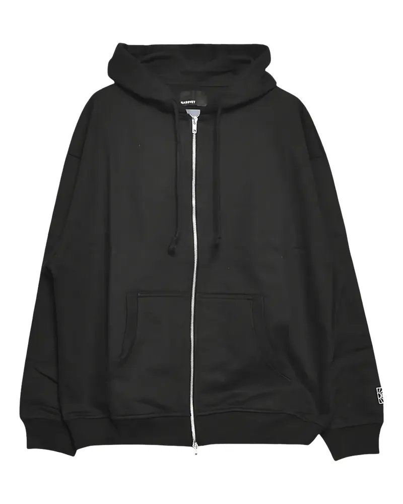 PACCBET RASSVET Hoodie mit grafischem Print - Schwarz Schwarz