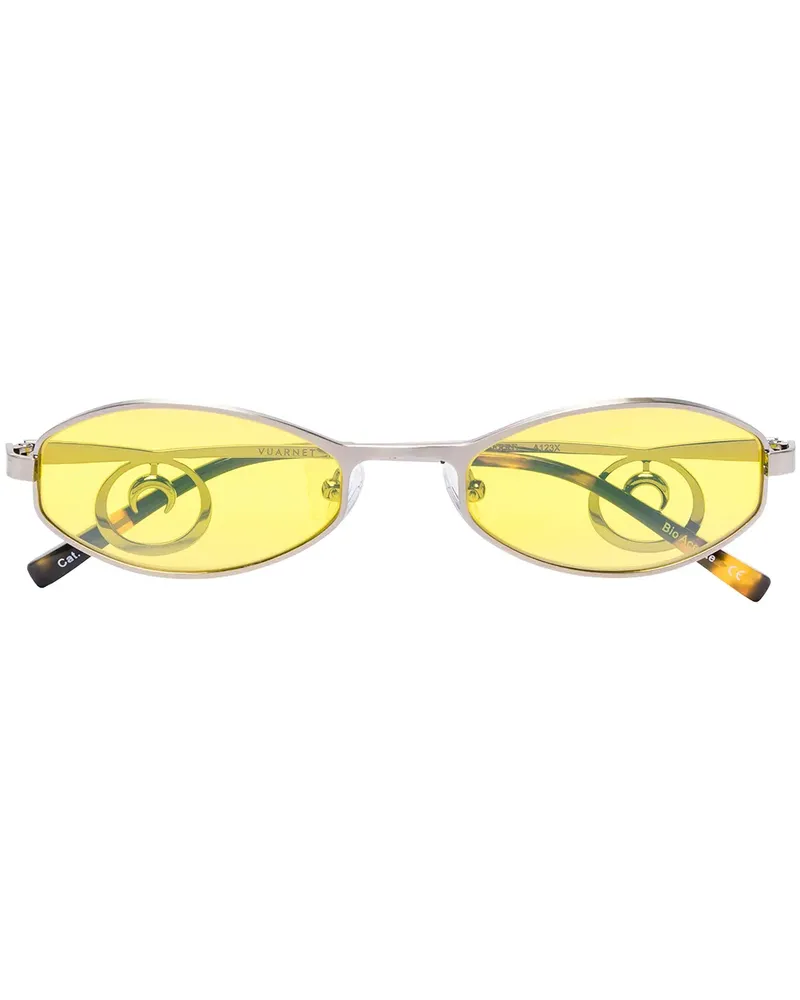 Marine Serre x Vuarnet Swirl Sonnenbrille - Gelb Gelb