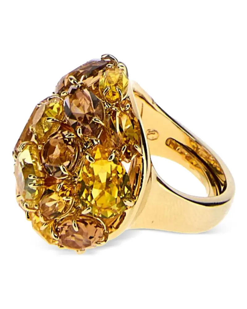 Swarovski Gema embellished ring - Gold Gold