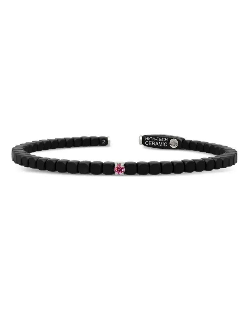 Roberto Demeglio Dado Bangle Armband mit Saphir - Schwarz Schwarz