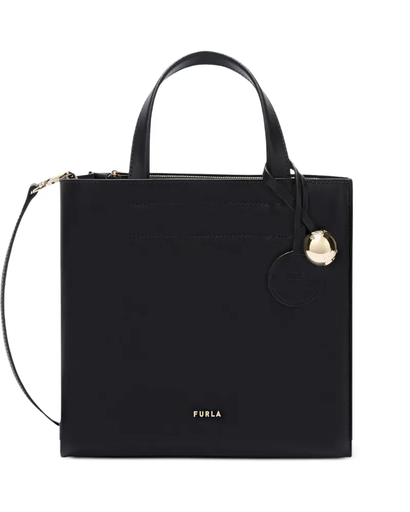 Furla Division It Tote Bag mit Reißverschluss - Schwarz Schwarz
