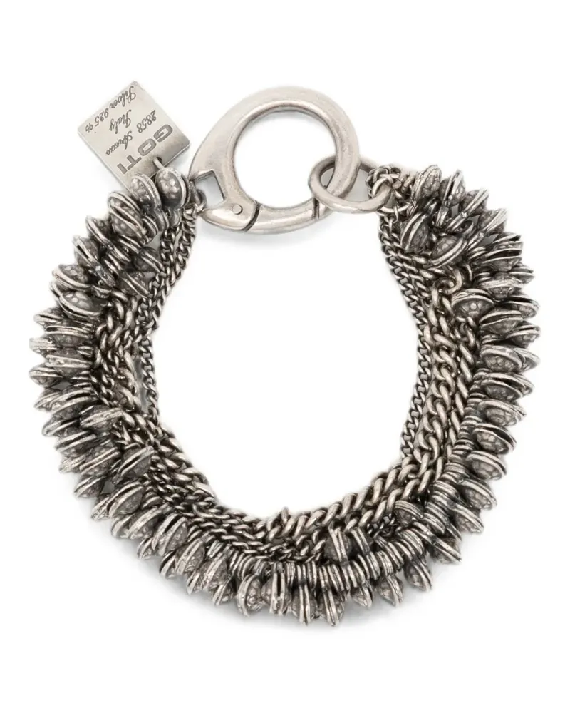 GOTI Mehrsträngiges Armband - Silber Silber