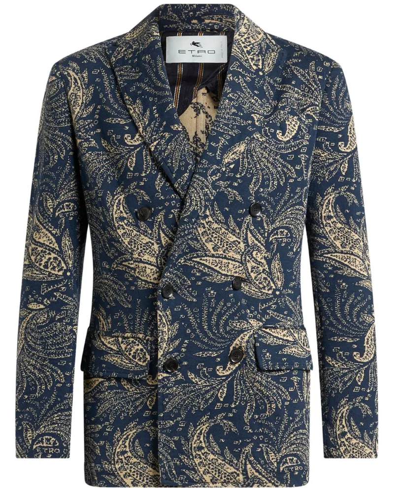 Etro Gestricktes Sakko - Blau Blau