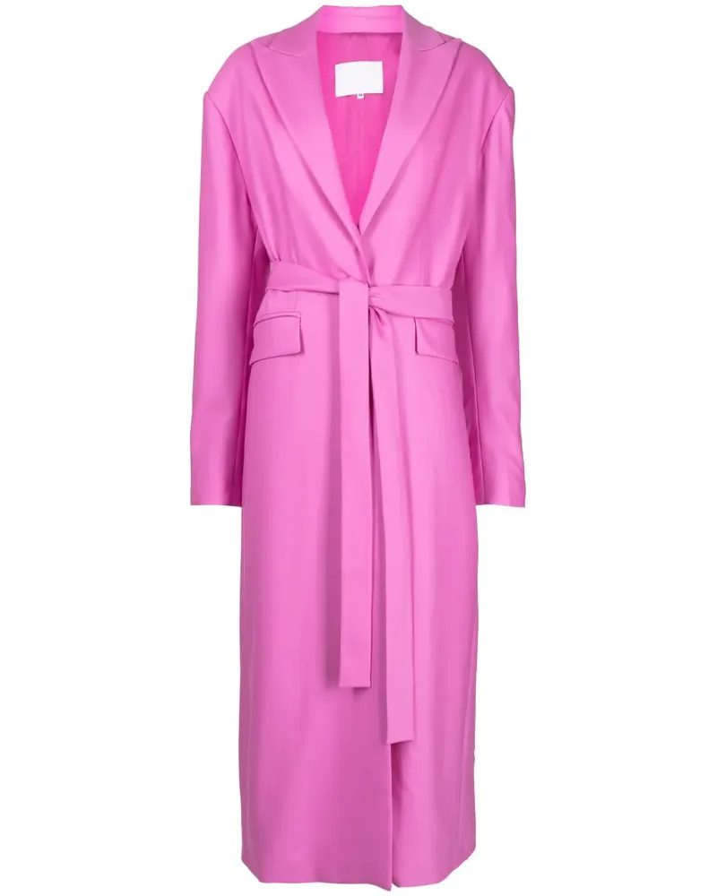 COSTARELLOS Trenchcoat mit steigendem Revers - Rosa Rosa
