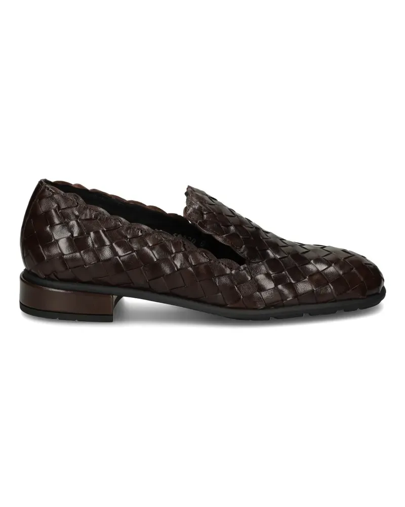 Pons Quintana Loafer mit Webmuster - Braun Braun