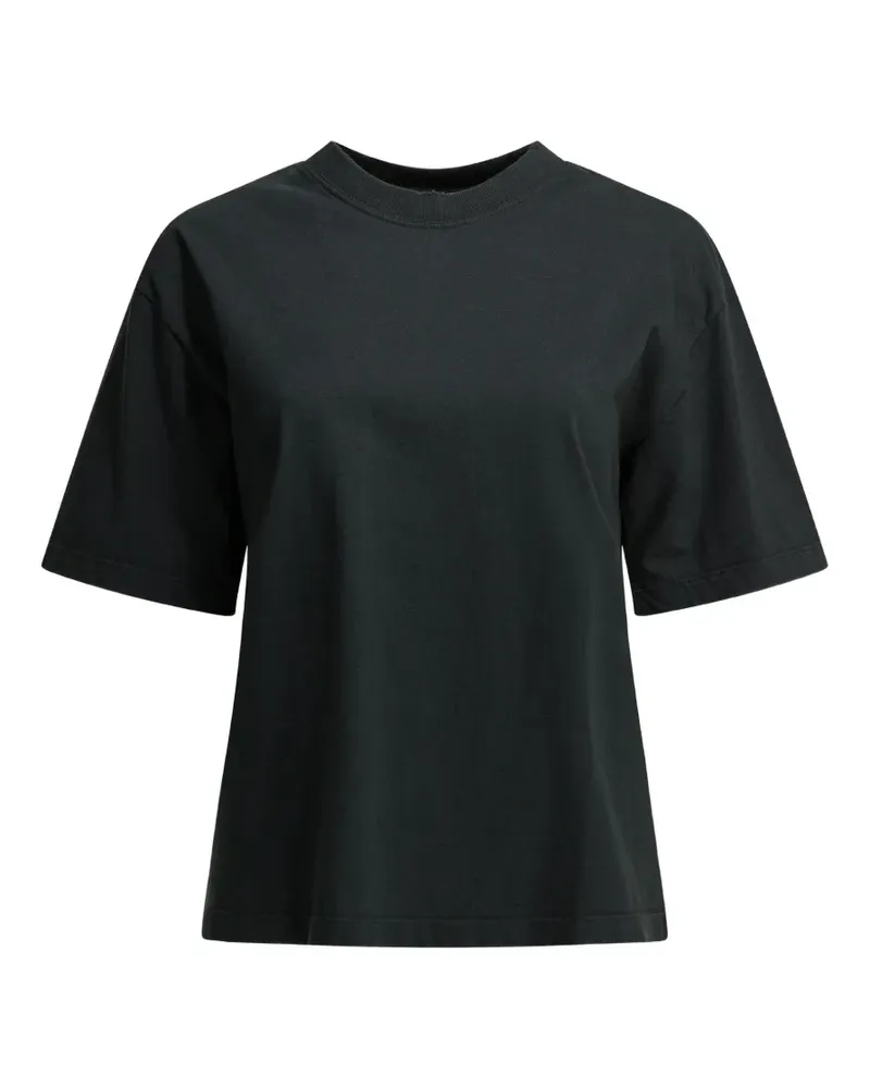 Golden Goose T-Shirt mit Logo-Applikation - Schwarz Schwarz