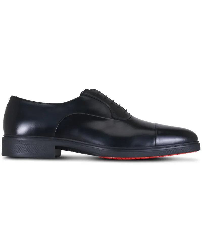 Santoni Klassische Derby-Schuhe - Schwarz Schwarz