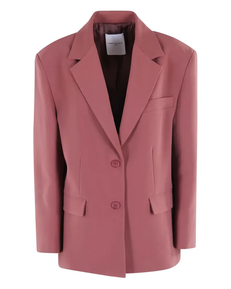 Isabelle Blanche single-breasted blazer - Rosa Rosa
