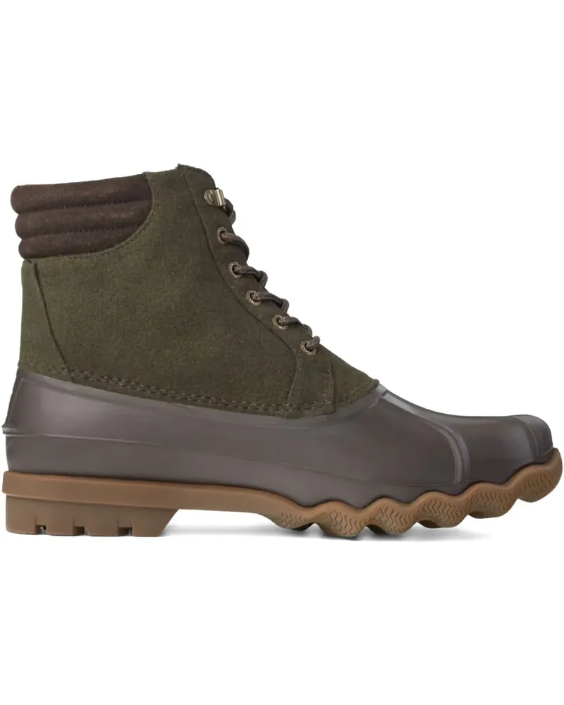 Sperry Top Sider Avenue Duck "Green/Brown" Stiefel - Grün Grün