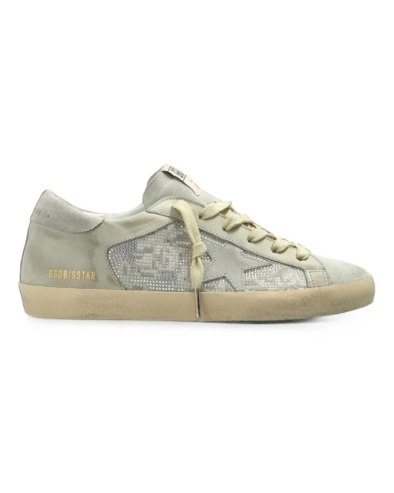 Golden Goose Superstar Sneakers mit Kristallen - Nude Nude