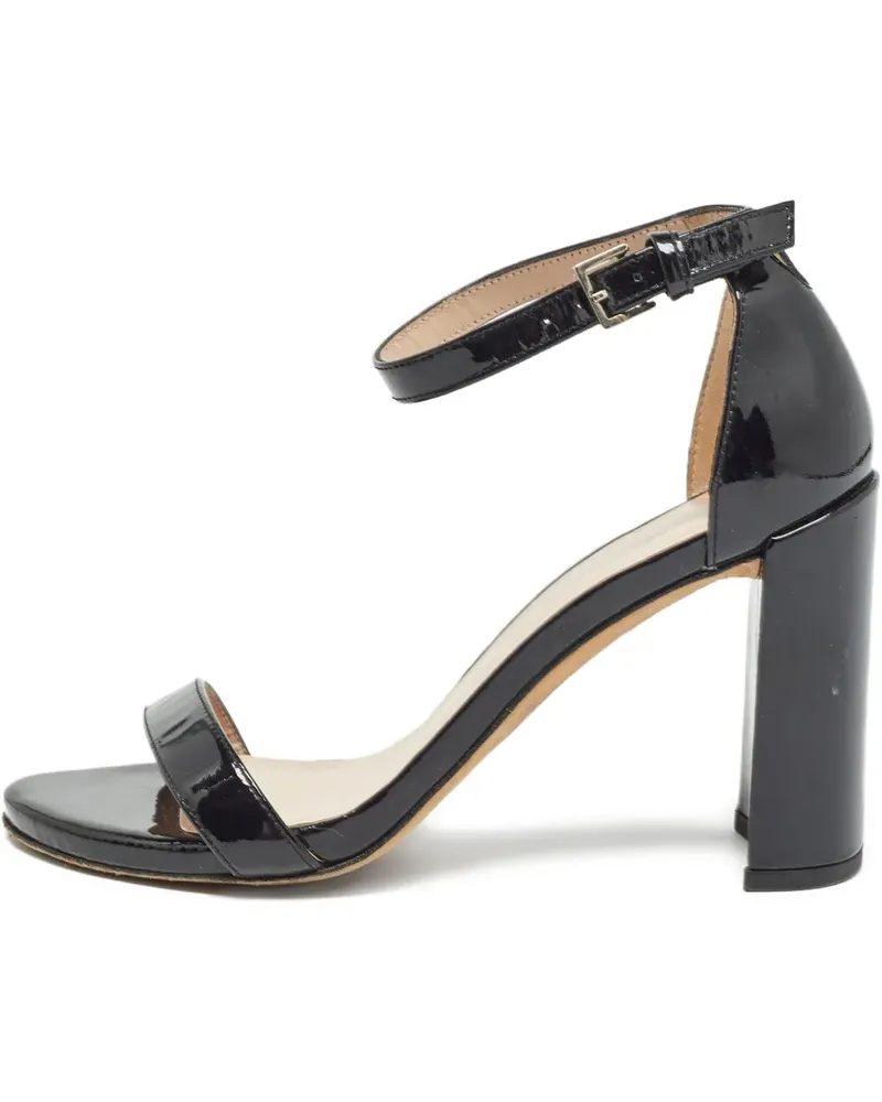 Stuart Weitzman Pre-owned Sandalen aus Lackleder 90mm - Schwarz Schwarz