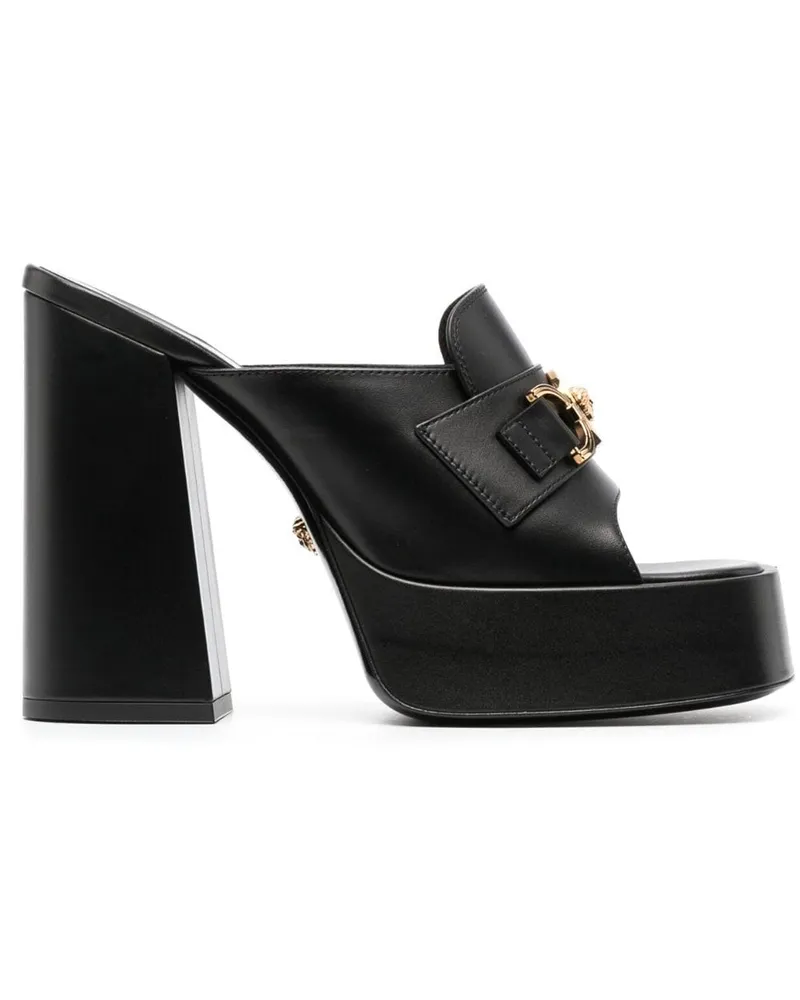 Versace Aevitas Sandalen mit Plateau 120mm - Schwarz Schwarz