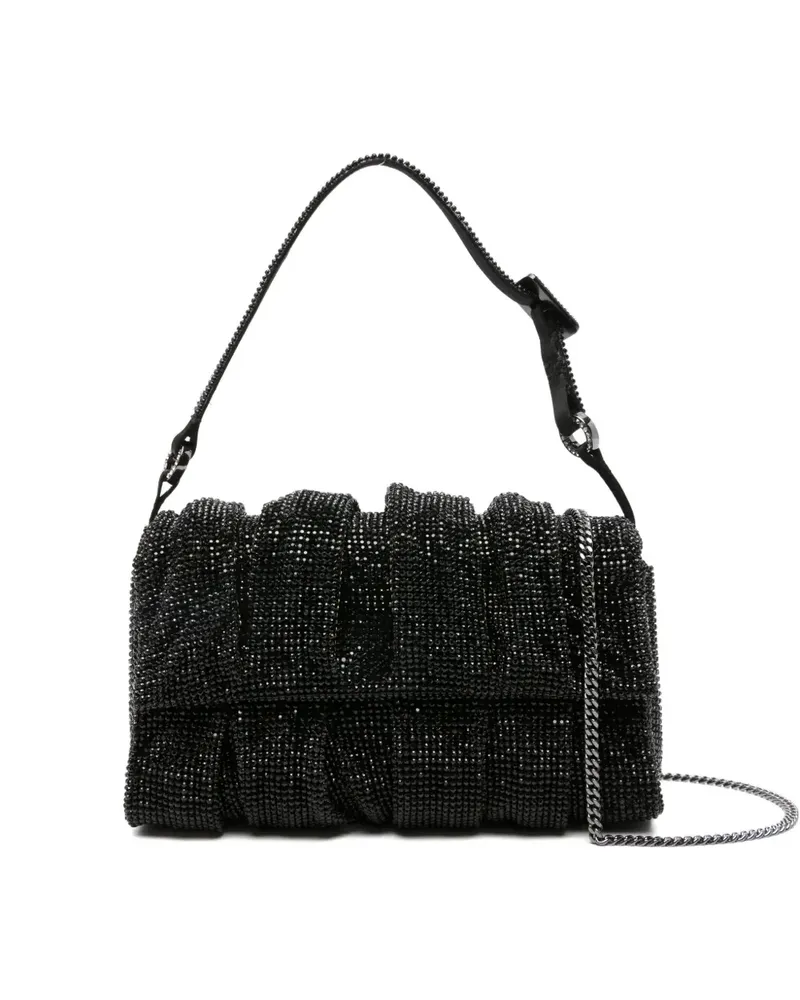 Benedetta Bruzziches Iris Schultertasche - Schwarz Schwarz