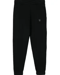 Kitsuné Jogginghose mit Logo-Stickerei Schwarz