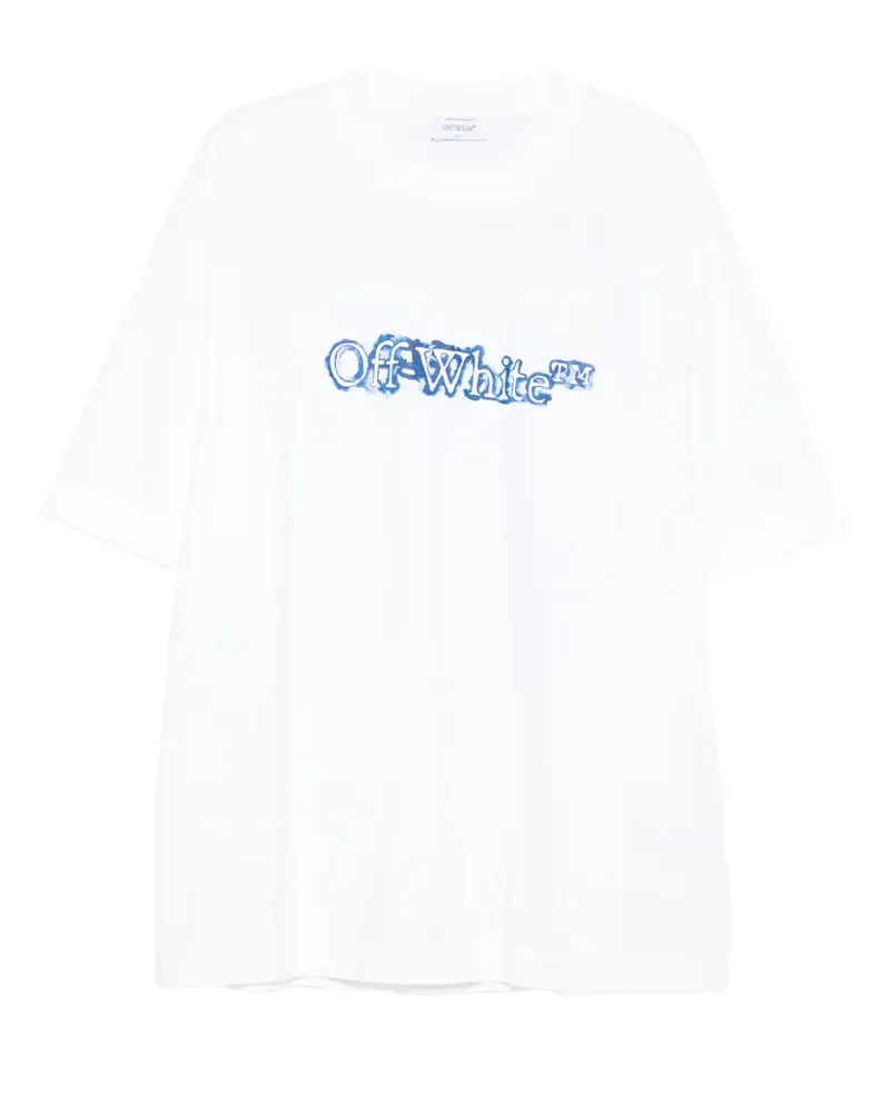 OFF-WHITE logo-print T-shirt - Weiß Weiß