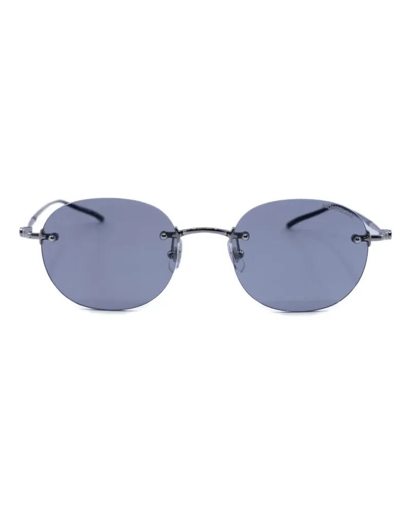 Montblanc Rahmenlose Sonnenbrille - Silber Silber