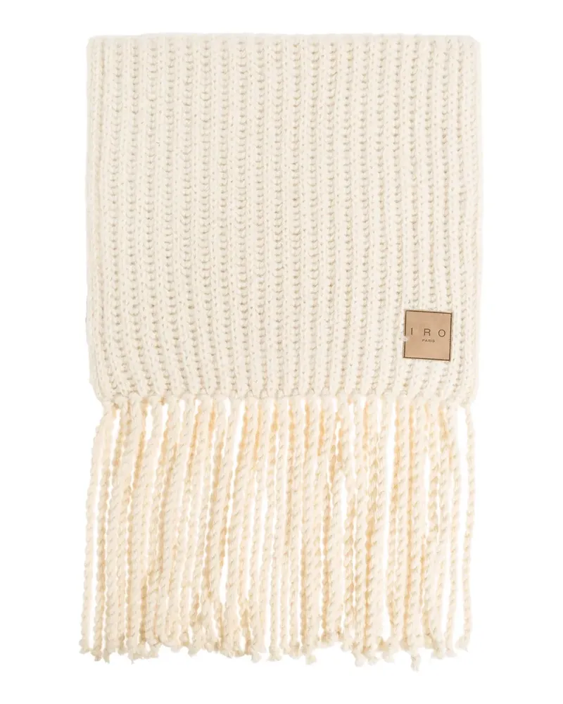 IRO tassel-detail scarf - Nude Nude
