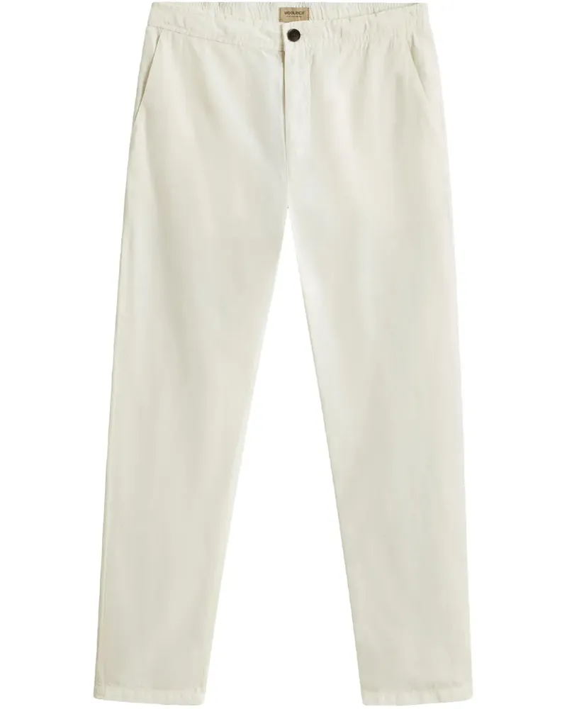 Woolrich Hose aus Leinen - Weiß Weiß