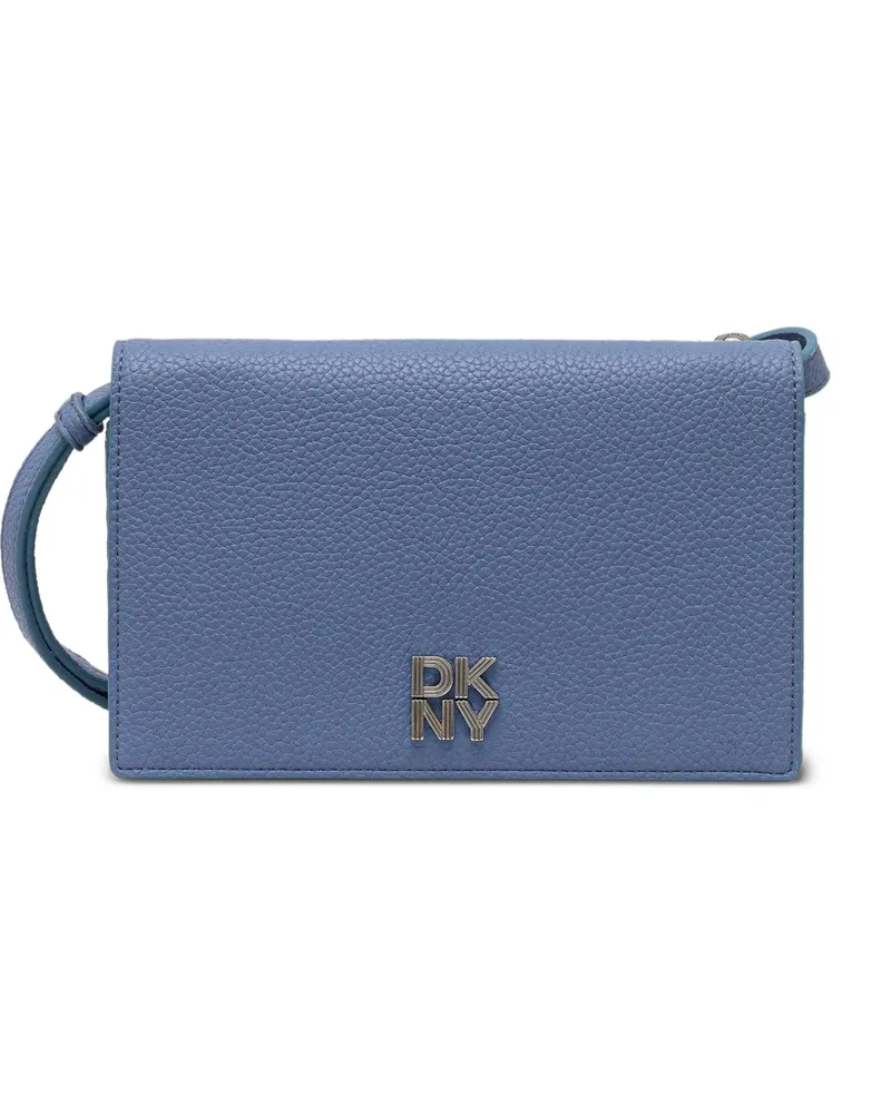 DKNY logo-plaque wallet - Blau Blau