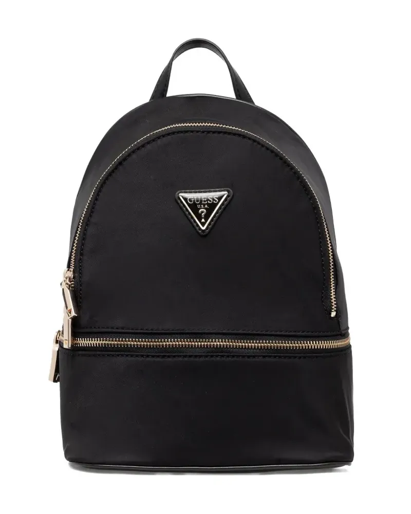 Guess Rucksack mit Reißverschluss - Schwarz Schwarz