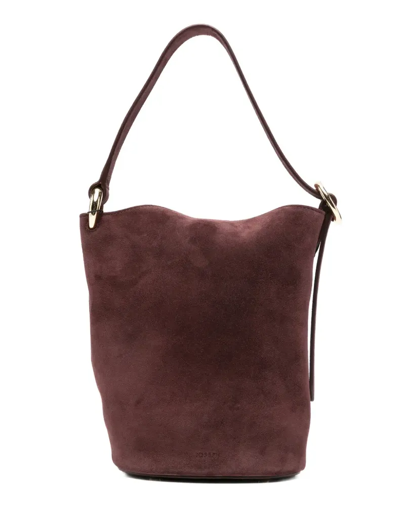 Joseph M Fold Beuteltasche aus Wildleder - Braun Braun