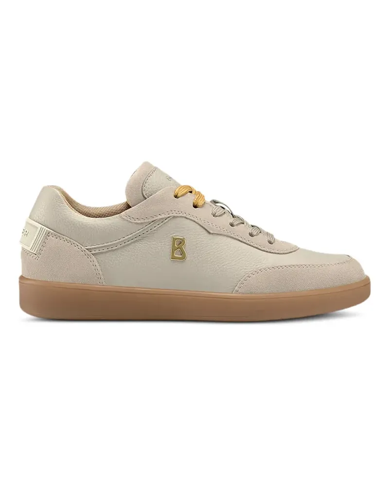 Bogner Verona logo-plaque panelled sneakers - Nude Nude