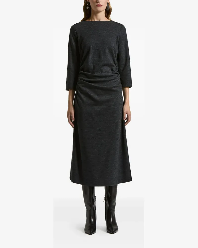 Peserico long-sleeve midi dress - Grau Grau