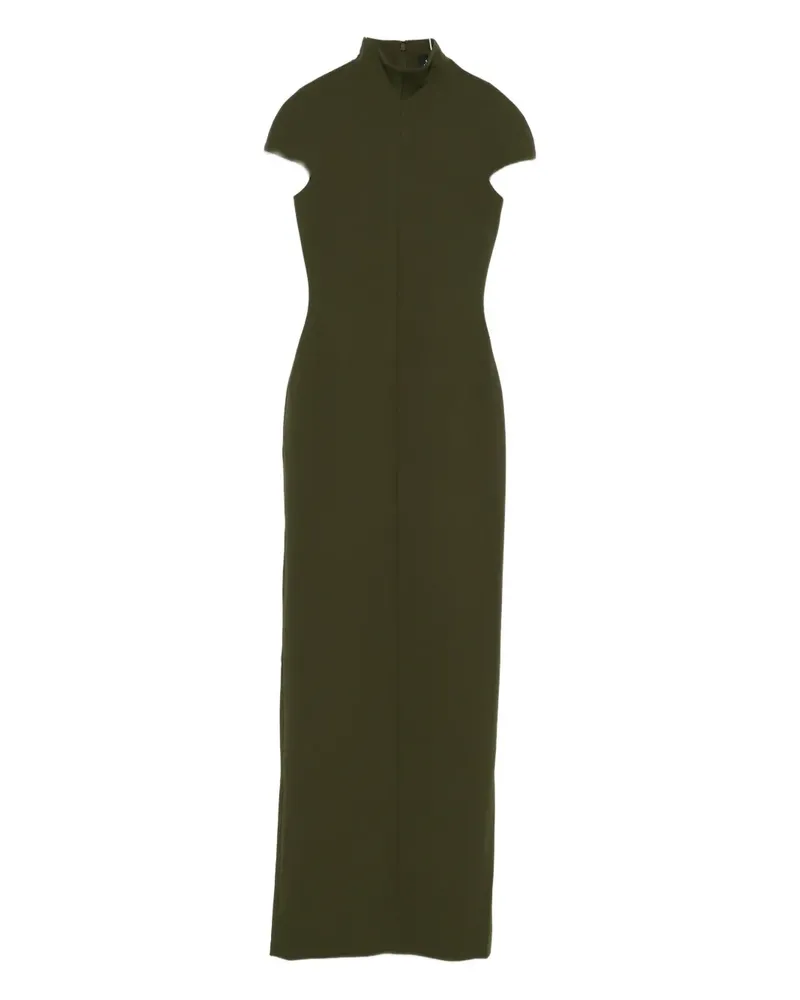 Solace London high-neck lang maxi dress - Grün Grün