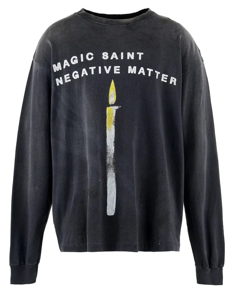 SAINT MXXXXXX Negative Matter Sweatshirt - Schwarz Schwarz