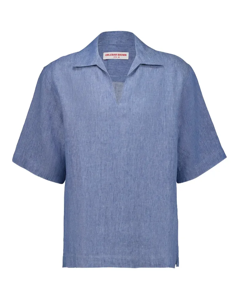 Orlebar Brown Vincent Hemd - Blau Blau