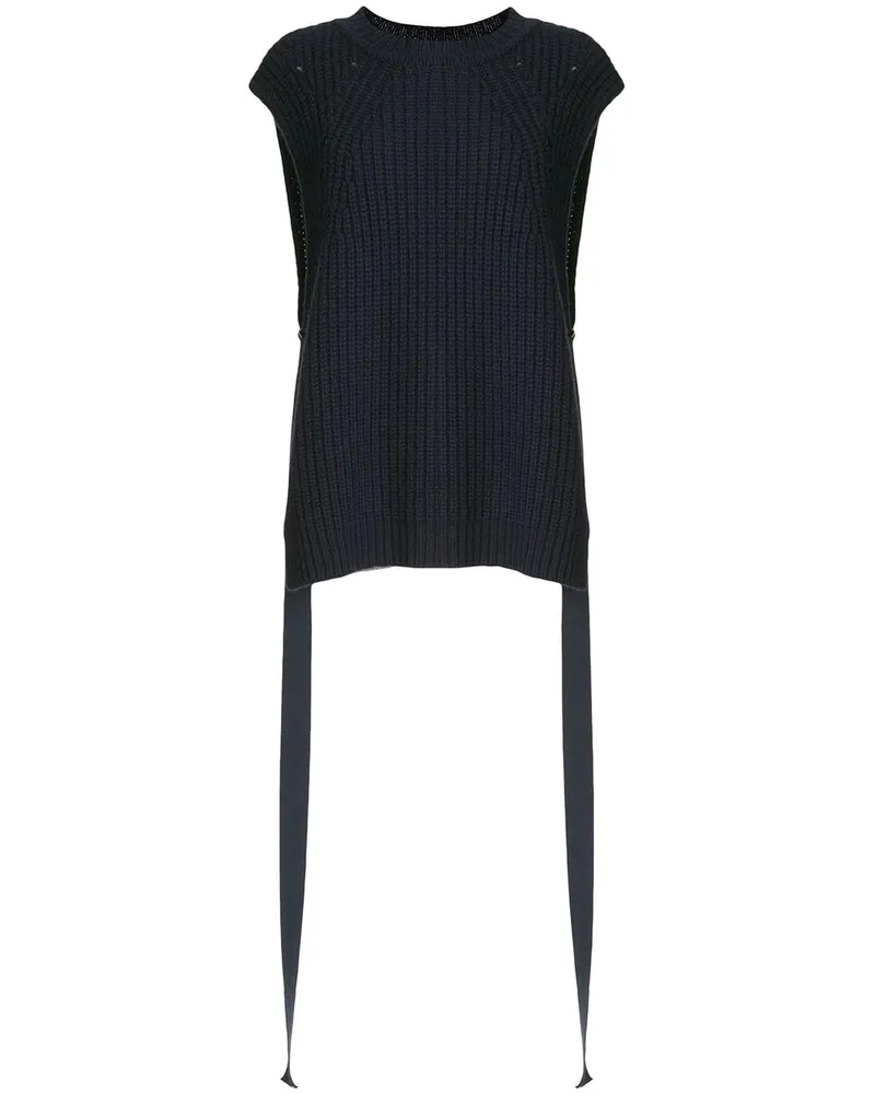 GOEN.J Klassischer Pullover - Blau Blau