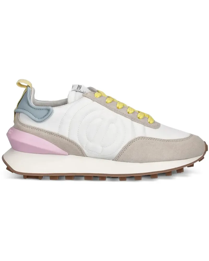 Iceberg Sneakers mit Kontrasteinsätzen - Weiß Weiß