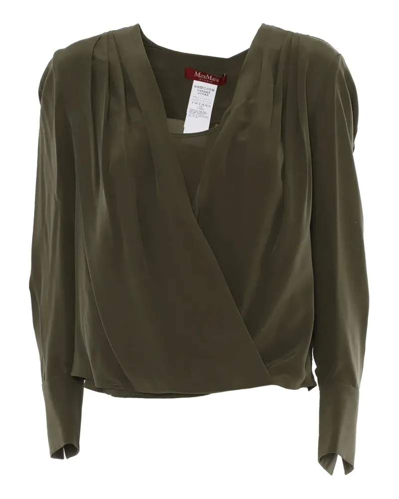 Max Mara Barbara Bluse - Grün Grün