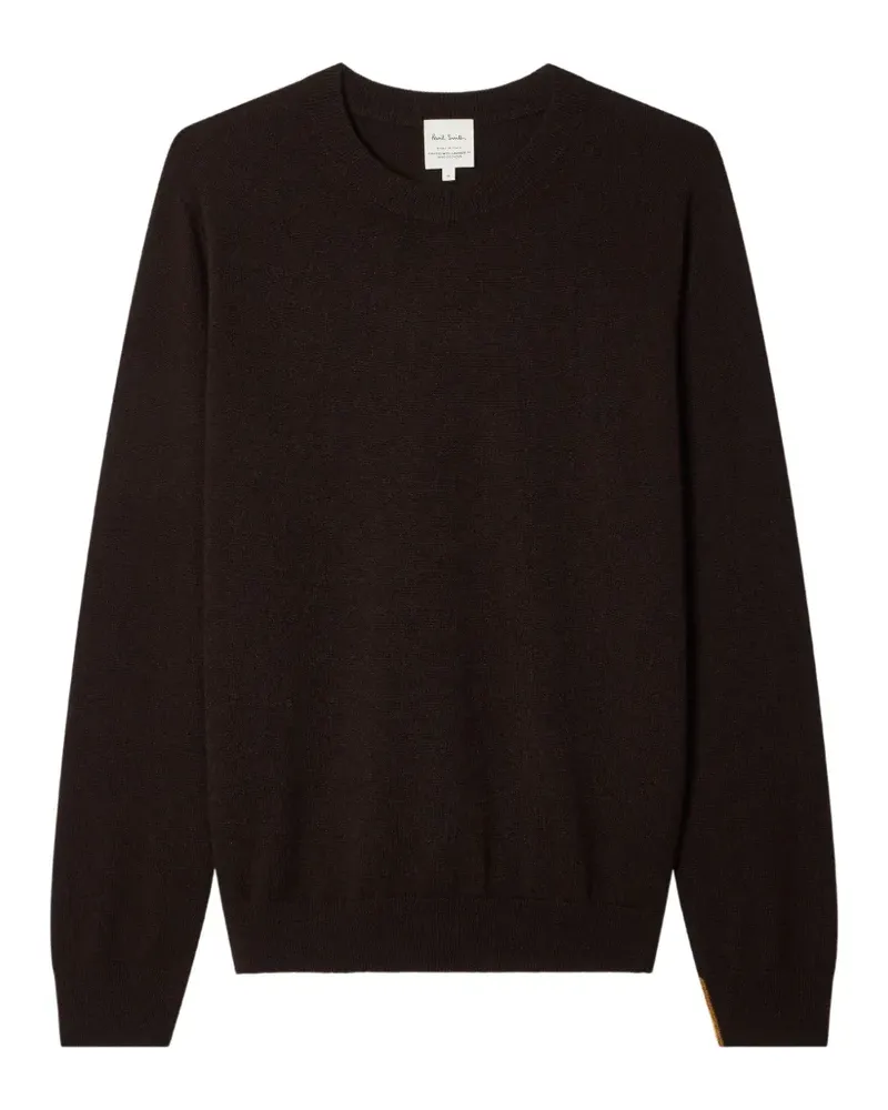 Paul Smith Dunkelbrauner Kaschmirpullover Braun