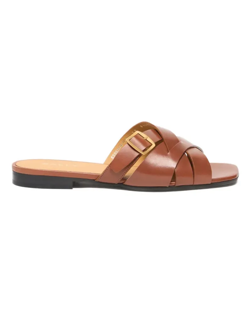 Bally Essence interwoven leather sandals - Braun Braun